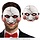 Killer Doll / Half Gezichtsmasker