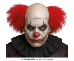 Kaalkop Horrorclown / Pruik