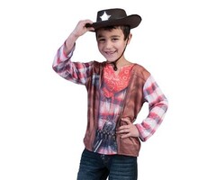 Cowboyshirt / T-shirt Kinderen