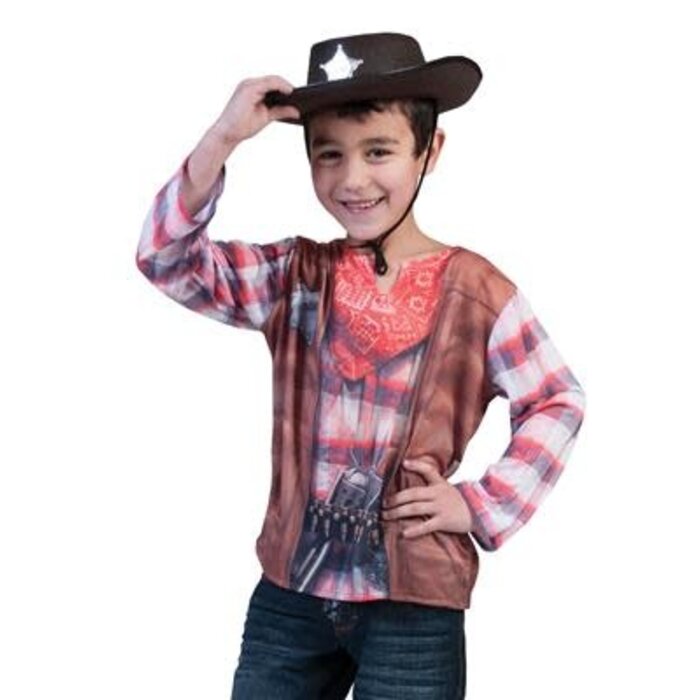 Cowboyshirt / T-shirt Kinderen