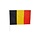 Vlag België op stok / 60cm x 90cm
