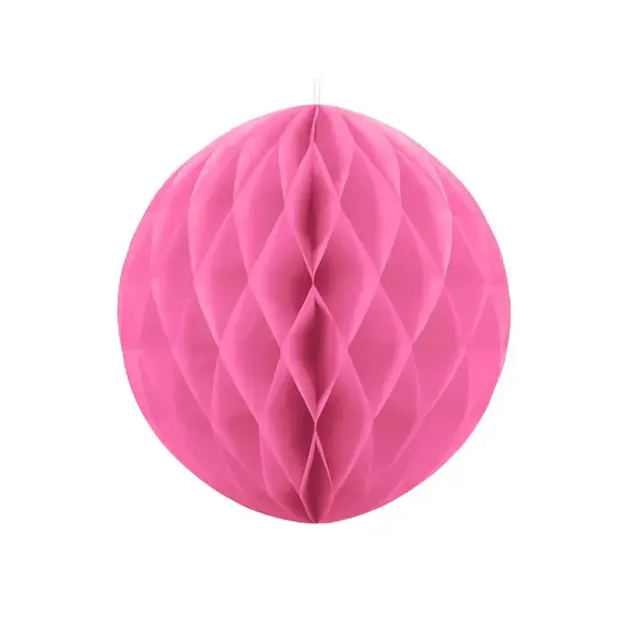 Decoratie Honeycomb 40cm /  Fuchsia