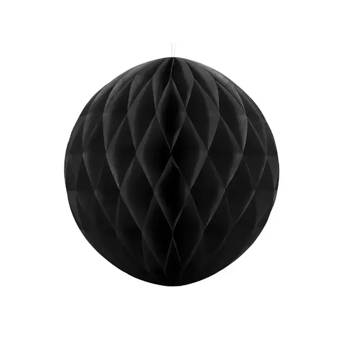 Decoratie Honeycomb 40cm /  Zwart