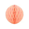 Decoratie Honeycomb 40cm /  Perzik