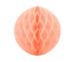 Decoratie Honeycomb 40cm / Perzik