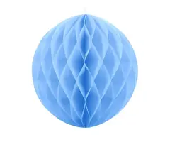 Decoratie Honeycomb 40cm / Lichtblauw
