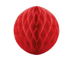 Decoratie Honeycomb 40cm / Rood