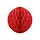Decoratie Honeycomb 40cm /  Rood