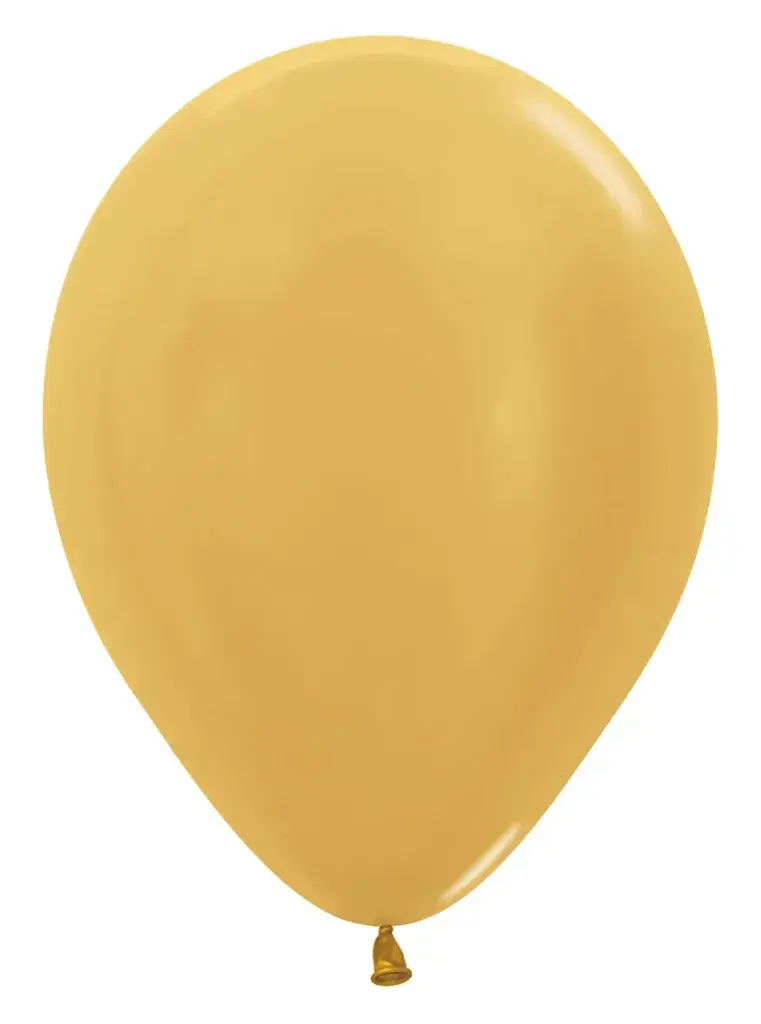 12x Latex Ballonnen - 30cm / Goud