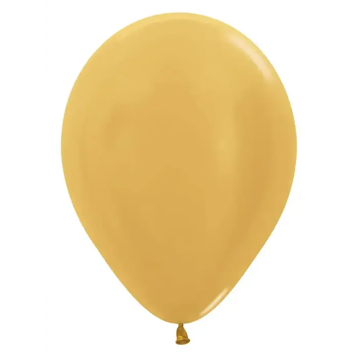12x Latex Ballonnen - 30cm / Goud