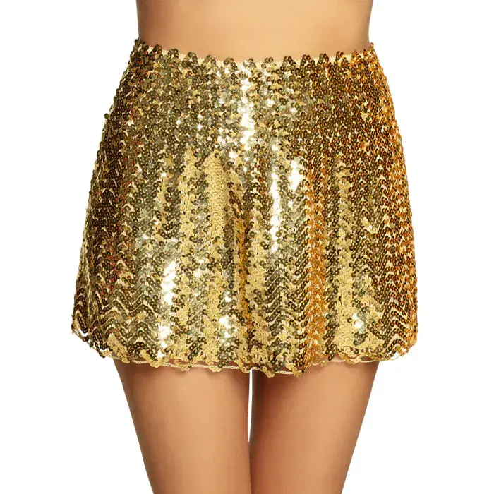 Minirokje Pailletten / Goud