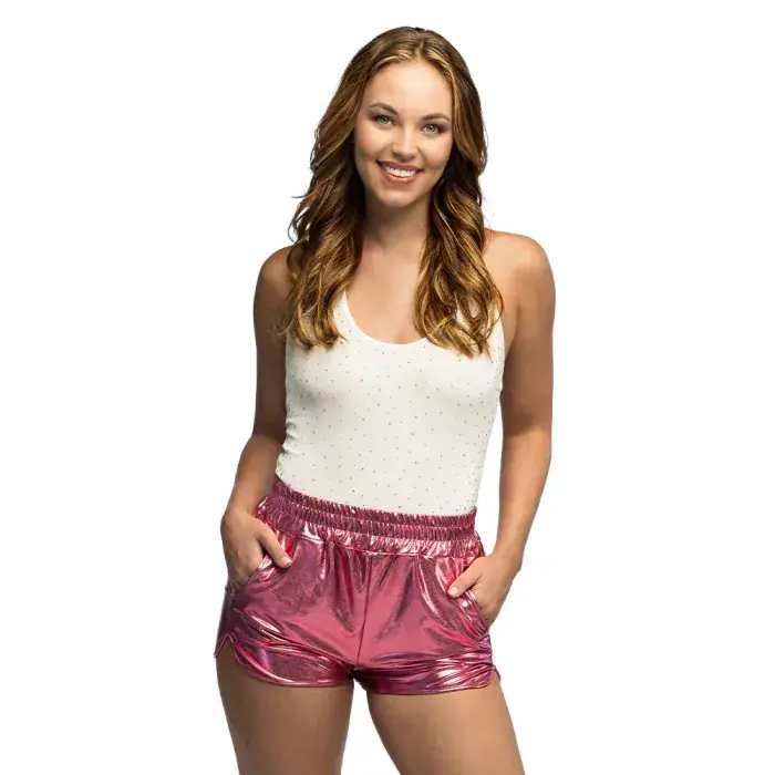 Hotpants Shiny Roze