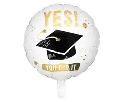 Yes you did it / Geslaagd Folieballon 45cm