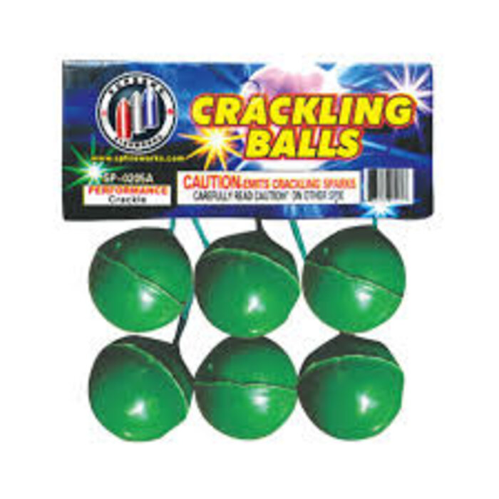 Knetterballen / 6Stuks Knalvuurwerk