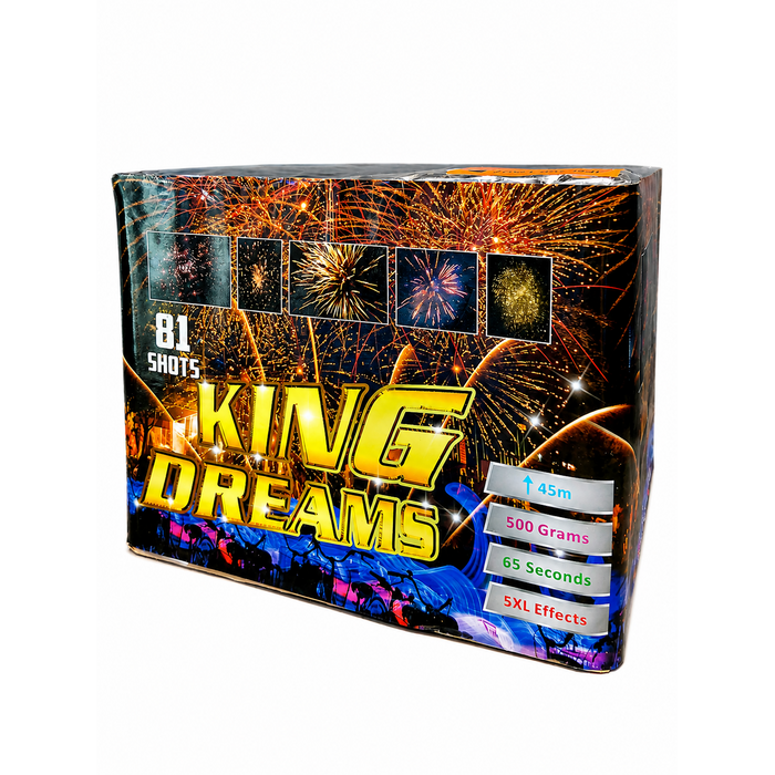 Vuurwerkbatterij King Dreams / 81 Shots