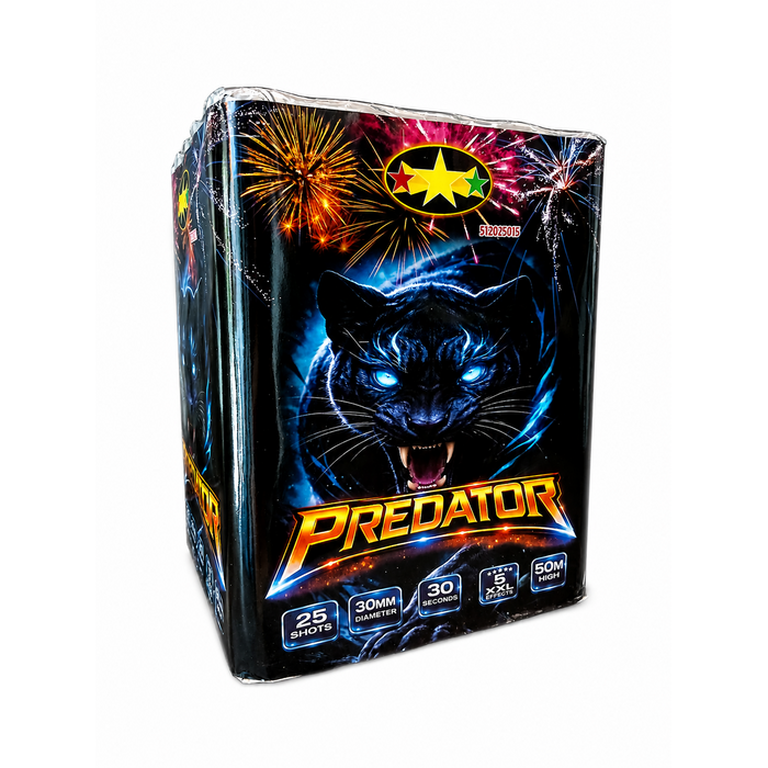 Vuurwerkbatterij Predator/ 25 Shots