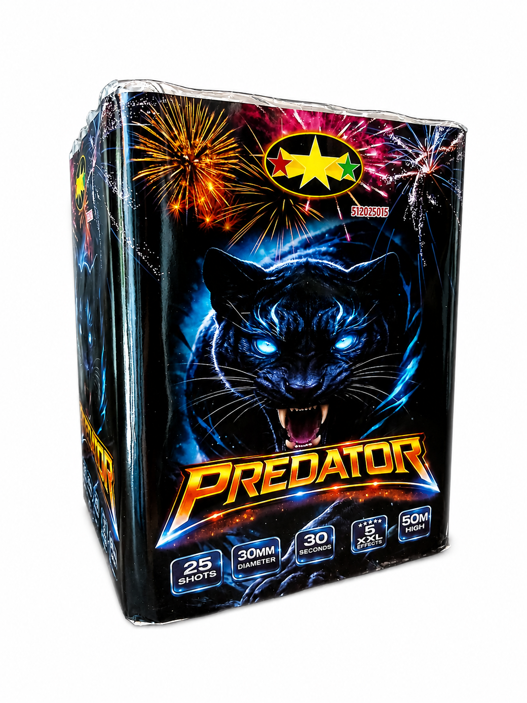 Vuurwerkbatterij Predator/ 25 Shots