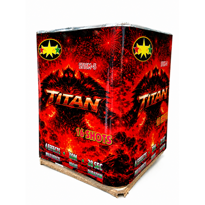 Vuurwerkbatterij Titan/ 16 Shots