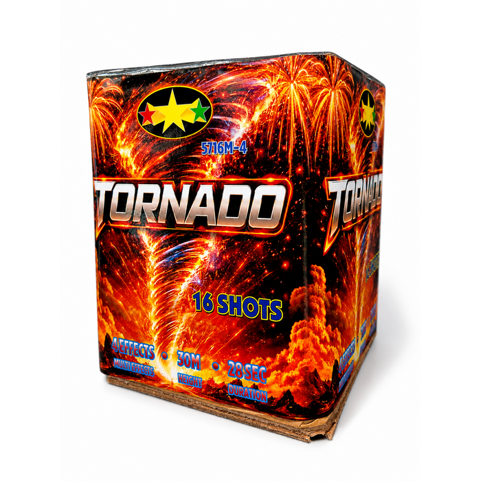 Vuurwerkbatterij Tornado / 16 Shots