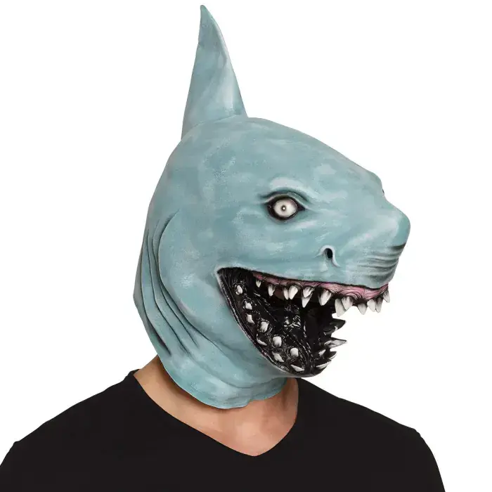 Latex Hoofdmasker / Haai