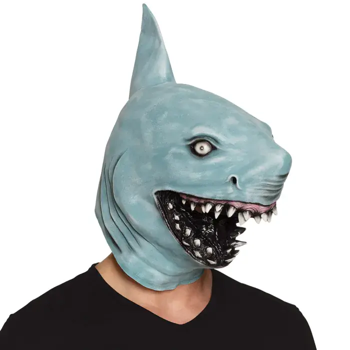 Latex Hoofdmasker / Haai