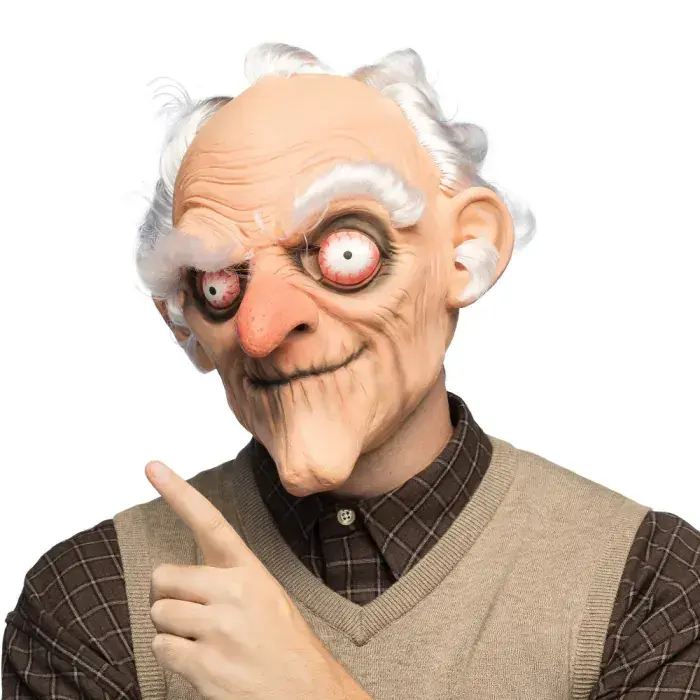 Latex Hoofdmasker / Grumpy Opa