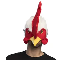 Pluche Masker Haan