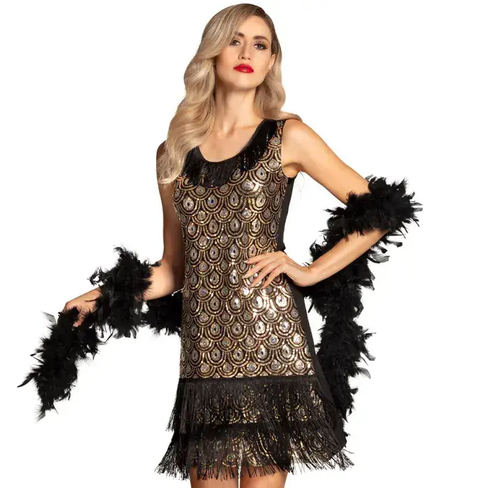Jurk Flapper / Peacock