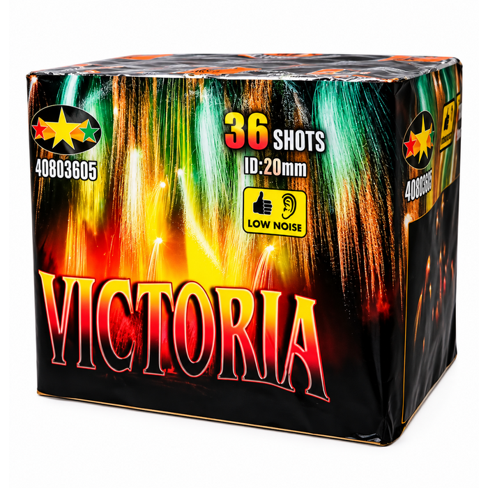 Vuurwerkbatterij Victoria / 36 shots Low Noise