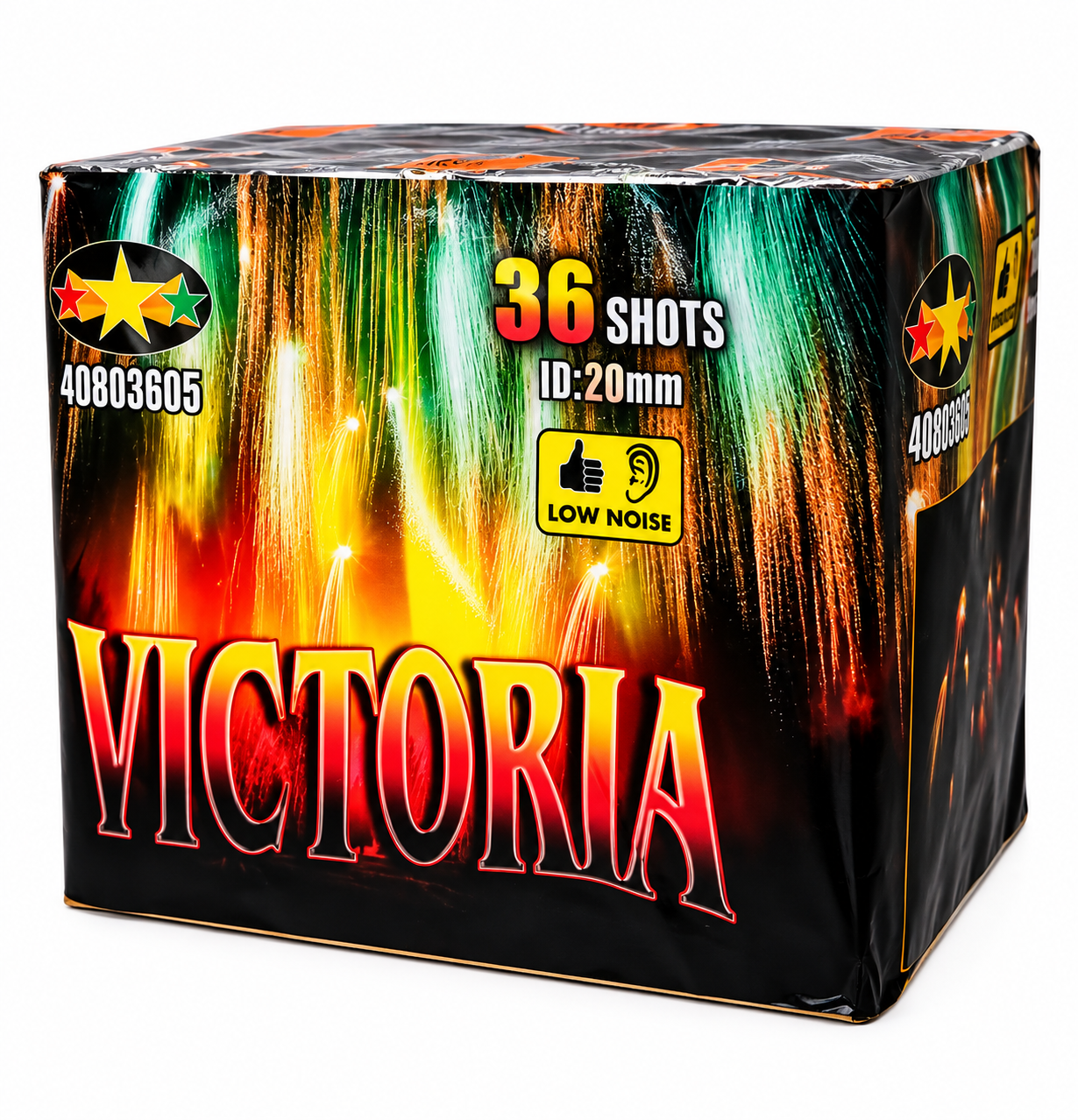 Vuurwerkbatterij Victoria / 36 shots Low Noise