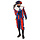 Pietenkostuum Cadiz Deluxe / Rood & Blauw