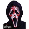 Bloedend Ghost Face Masker met Capuchon + Pomp en Nepbloed