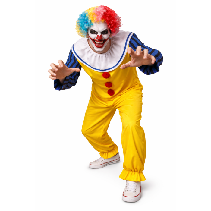 Scary Clown Kostuum + Pruik