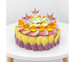 Snoeptaart  Klein/ Thema Unicorn
