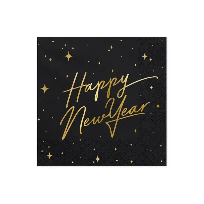 Servetten Happy New Year / 33cm x 33cm