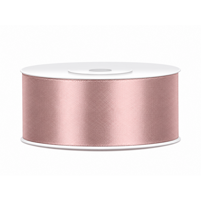 Satijnen Lint 25m / Licht Stoffig Roze