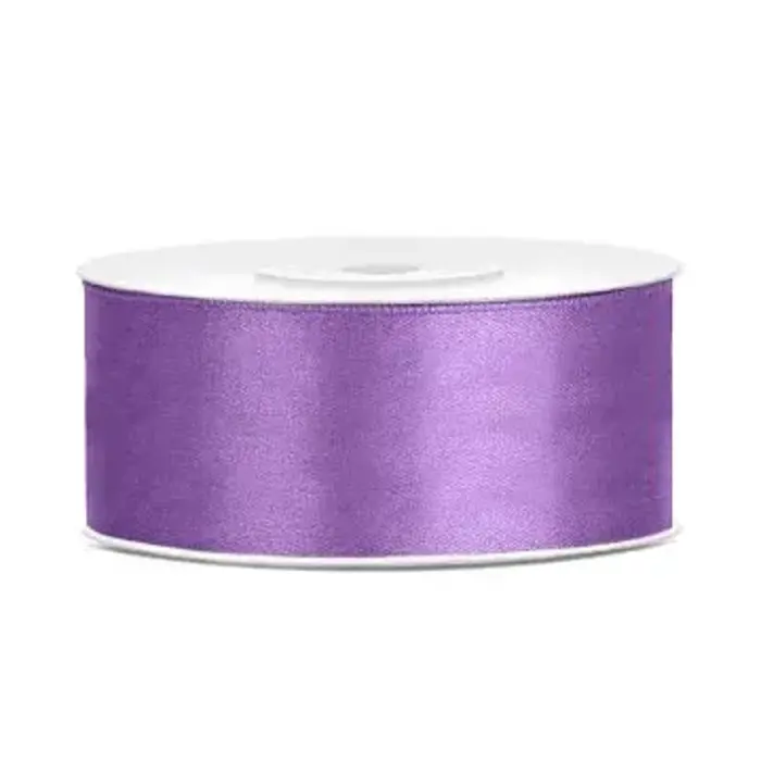 Satijnen Lint 25m / Lavender
