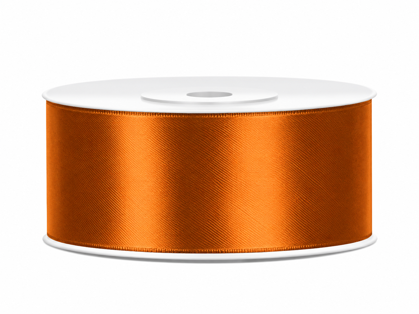 Satijnen Lint 25m / Roest Oranje