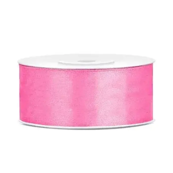 Satijnen Lint 25m / Roze