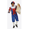 Pietenkostuum Blauw/Rood