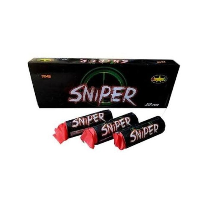 Sniper Knalbommetje / 10 Stuks