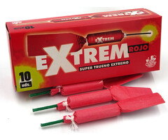 Trueno Extreme Rojo Knalbommetje / 10 Stuks