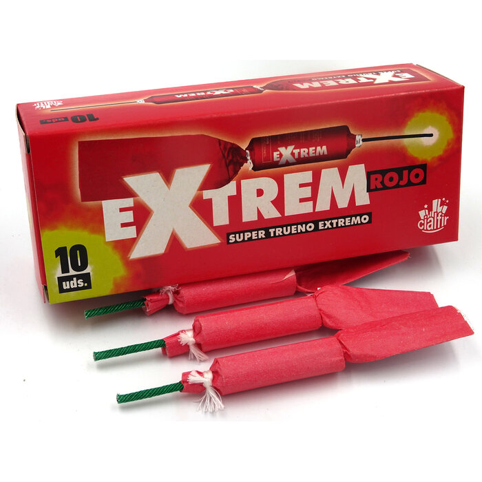 Trueno Extreme Rojo Knalbommetje / 10 Stuks