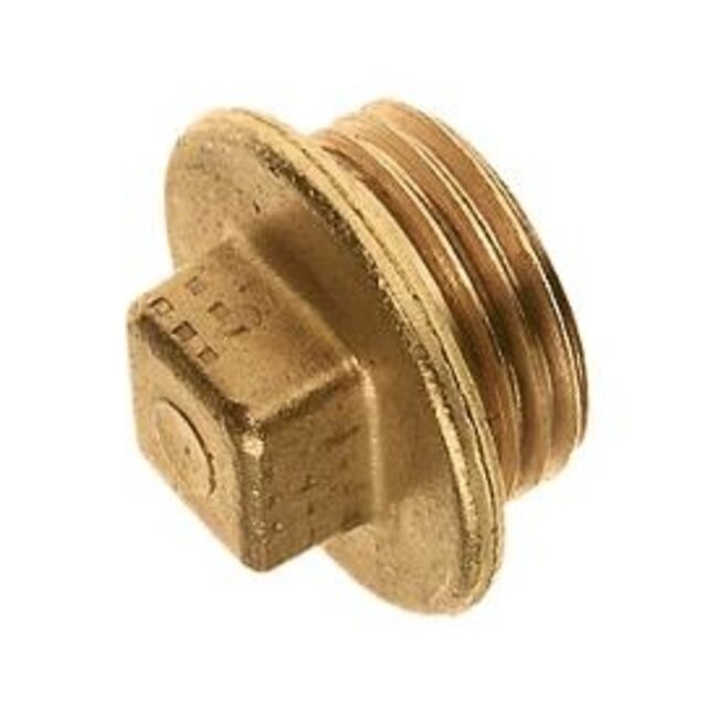 Messing eindstop buitendraad | 1/2" t/m 2"