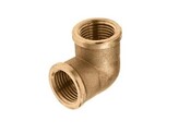 Messing knie 90° binnendraad | 1/2" tot 3"