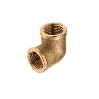Messing knie binnendraad | 1/2" tot 3"