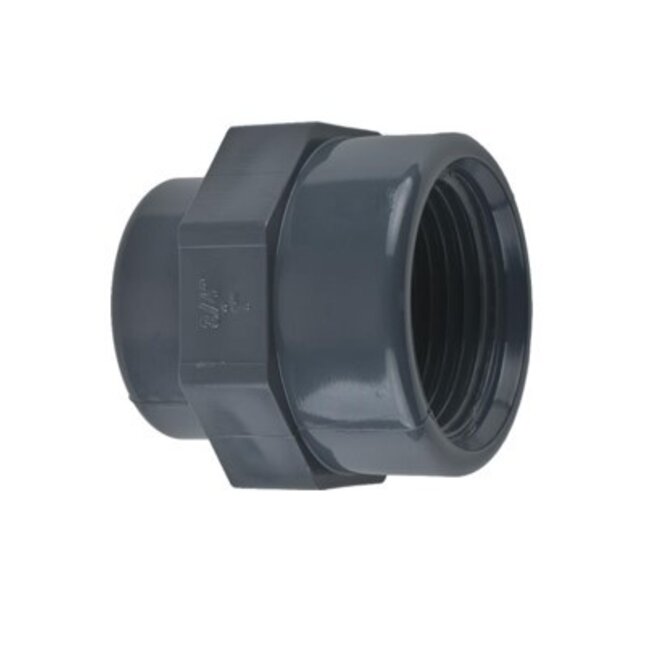 Plasson PVC inzetverloopsok | spie x mof x binnendraad | 1/2" t/m 1"