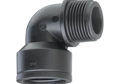 PP knie 90° PN6 | 1/2" t/m 2" | Binnendraad x buitendraad