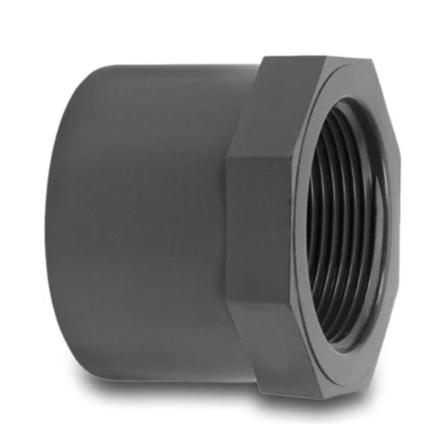 Van de Lande PVC inlijmring | Spie x binnendraad | 16 t/m 50 mm