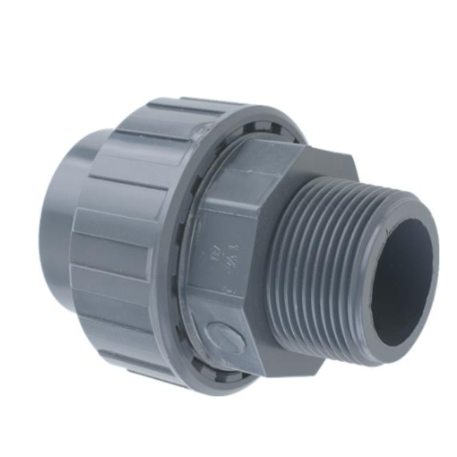 Plasson PVC koppeling 3-delig | 16 t/m 110 mm